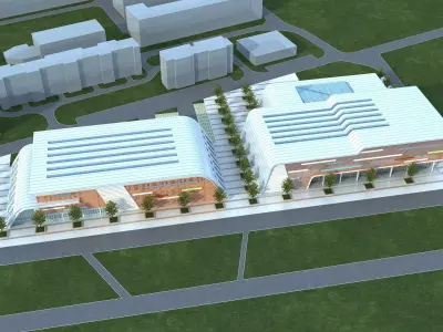 Office Building 3D model buy