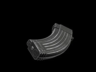 AK - Magazine - AKM Standard Low-poly 3D model