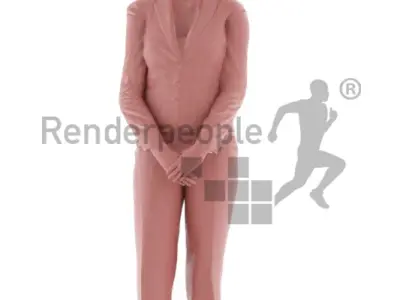 Jessica Animated 001 Standing