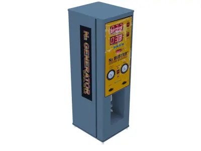 Nitrogen generator Low-poly 3D model