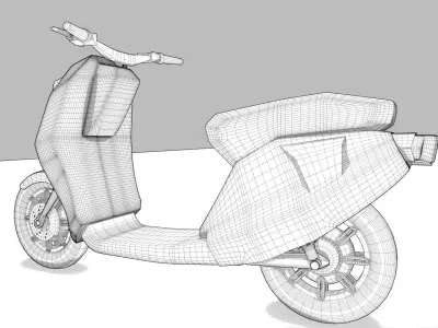 Model Scooter 3D print model