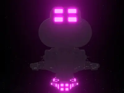 Future Spaceship No5 3D model