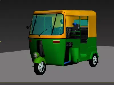 Indian auto rickshaw 3D model