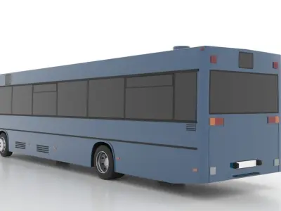 MAN 791 SL202 CNG Low Low-poly 3D model