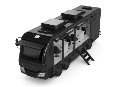 Mobile Command Center 3D model get