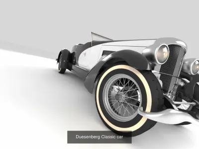 Antique - Old cars 3D Model Pack