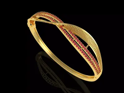 Art Deco Bracelet 39 3D print model