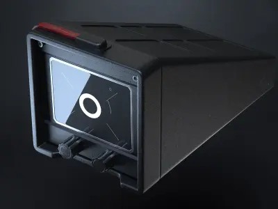 25 Hard Surface Sub-D Scifi Cockpit Instruments 3D model