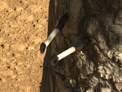 Kunai sword Free 3D model