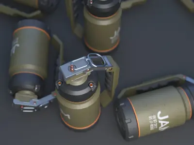 grenade 3D model 12