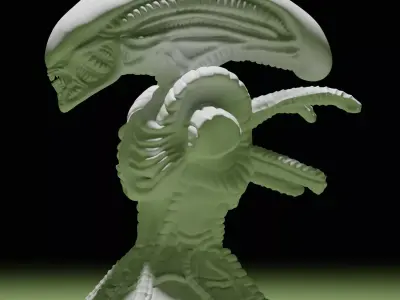 Xenomorph 3D-Print Ready 3D print model