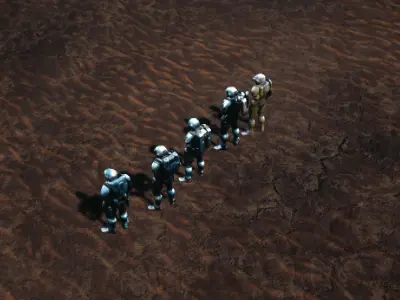 Scifi Soldiers Pack RTS - Special Ops Low-poly 3D model