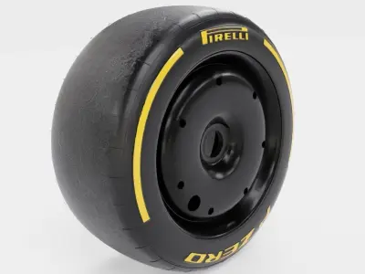 F1 Tire 3D model