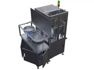 Semi finished locking screw machine 3D model