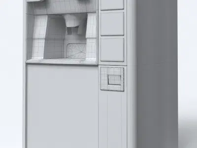 Vending machine 3D model order