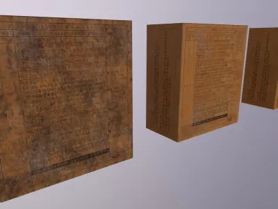MIL - ROK Military C Ration Type 01 - AAA PBR Game Ready Low-poly 3D model