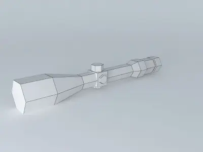 Sniper Scope LowPoly Free 3D model