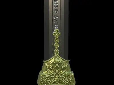Elden Ring Blades Sword Royal Great Sword 3D print model