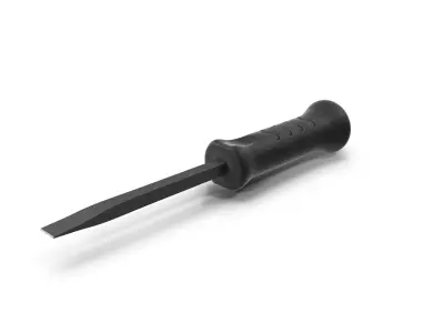 SO Straight Striking Prybar 12in MPBS12A Low-poly 3D model