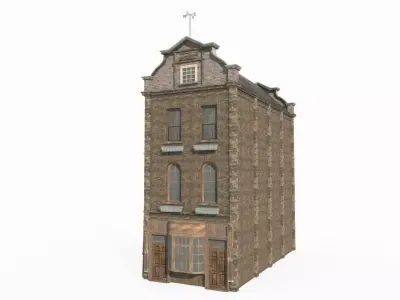 17th and 18th Century European Urban Buildings 3D model