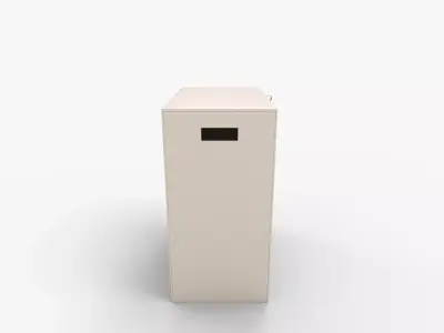 CB2 Shagreen Hamper 3D model