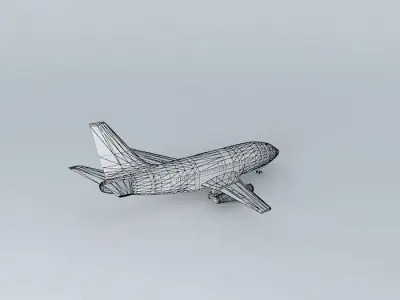 Iran Air Boeing 737 200 Free 3D model