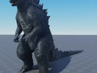 Godzilla 2014 Kaiju Universe OBJ Free 3D model