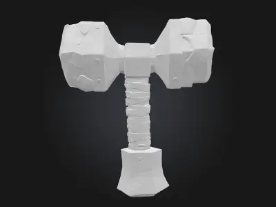 Mythic Battle Axe 3D model