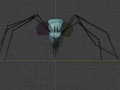 Mosquito Low-poly 3D model
