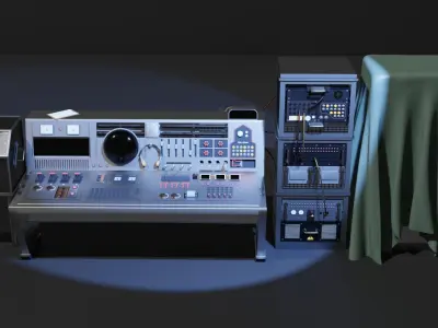 Computer Control Panel 3D model