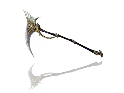Regalia Scythe Low-poly 3D model
