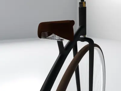 Penny Farthing Bicycle 3D model