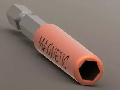 Magnetic bit holder Free 3D model