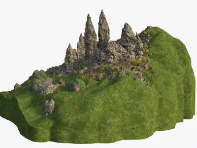 The Old Man of Storr 3D model