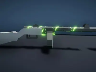 Low Poly Weapons Pack Low-poly 3D model purchase