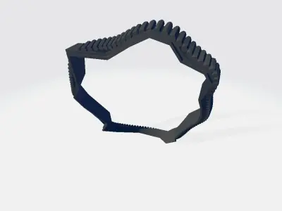 Bullet Band Low-poly 3D model