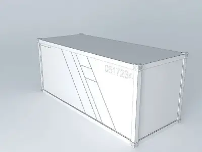 Container shipping Free 3D model shop