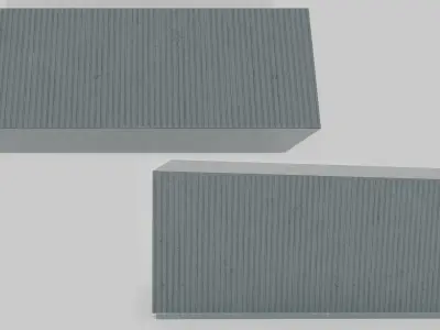 Container 3D Model Low-poly 3D model