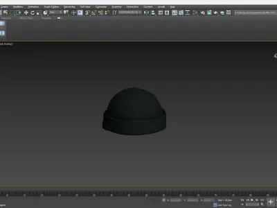 3D Hat Low-poly 3D model