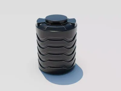 Plastic Water Tank 3D model buy