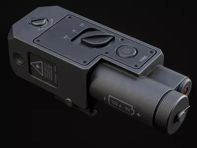 Laser Sight Low-poly 3D model