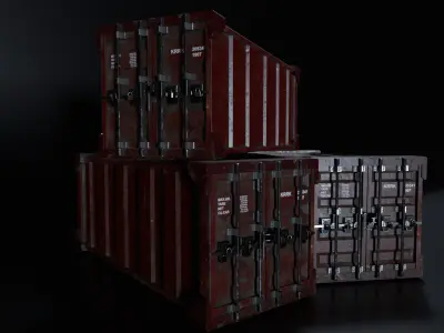Intermodal Container 3D model