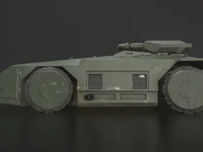 M577 APC Low-poly 3D model