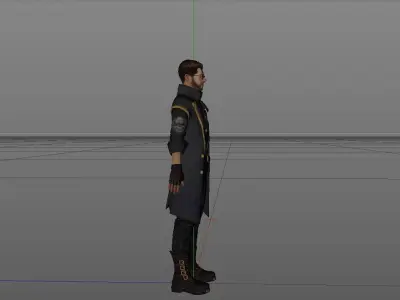 ALOK  GARENA FREE FIRE Low-poly 3D model