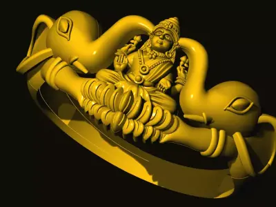 lakshmi devi 3D print model