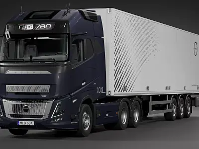 2025 Volvo FH16 6x4 Aero Globetrotter XXL 3D model