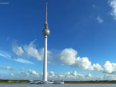 Television Tower Berliner Fernsehturm 3D model