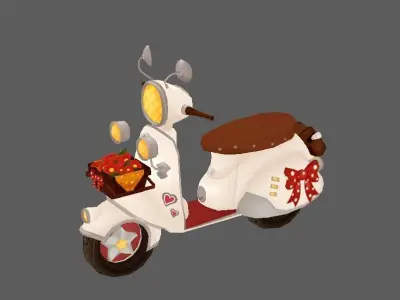 vehicle lowpoly  Low-poly 3D model