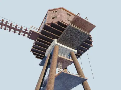 Maunsell Sealand Forts 3D model