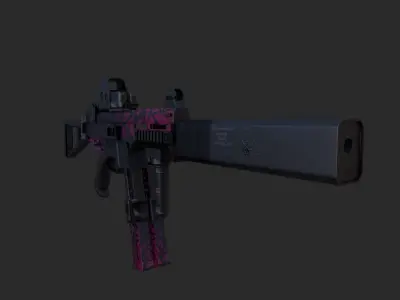 HK UMP Low-poly 3D model